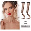 Synthetic Fake Bang Hair Piece Clip In Hair Extension Fake Fringes Bang Women Natural Air Bangs Clip on Bangs 24 Colors