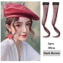 Synthetic Fake Bang Hair Piece Clip In Hair Extension Fake Fringes Bang Women Natural Air Bangs Clip on Bangs 24 Colors
