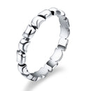 Fashion Luxury Crystal Engagement Ring for Women AAA White Cubic Zirconia Silver color Rings 2020 Wedding Trend Female Jewerly