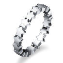 Fashion Luxury Crystal Engagement Ring for Women AAA White Cubic Zirconia Silver color Rings 2020 Wedding Trend Female Jewerly