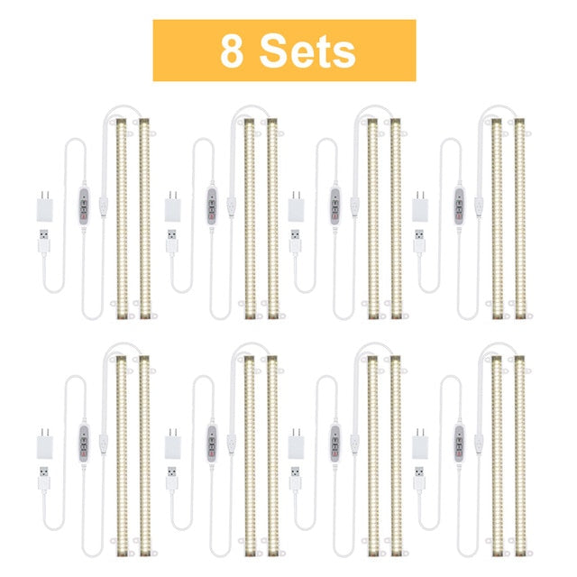 Indoor Grow Light Phyto Lamp For Plants Hydroponic Kits Full Spectrum Phytolamp For Plants Indoor Growing Lamp Timer With Power