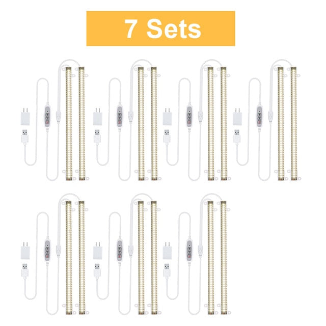 Indoor Grow Light Phyto Lamp For Plants Hydroponic Kits Full Spectrum Phytolamp For Plants Indoor Growing Lamp Timer With Power