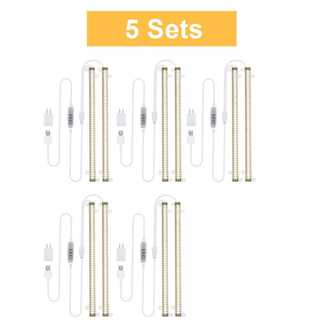 Indoor Grow Light Phyto Lamp For Plants Hydroponic Kits Full Spectrum Phytolamp For Plants Indoor Growing Lamp Timer With Power