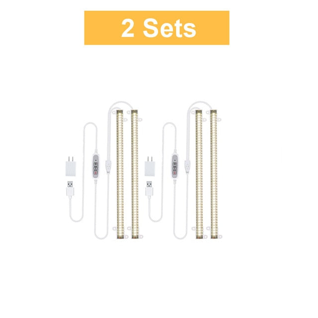 Indoor Grow Light Phyto Lamp For Plants Hydroponic Kits Full Spectrum Phytolamp For Plants Indoor Growing Lamp Timer With Power