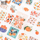 Cute cat Label Kawaii Diary Handmade Adhesive Paper Flake Japan Vintage box mini Sticker Scrapbooking  Stationery