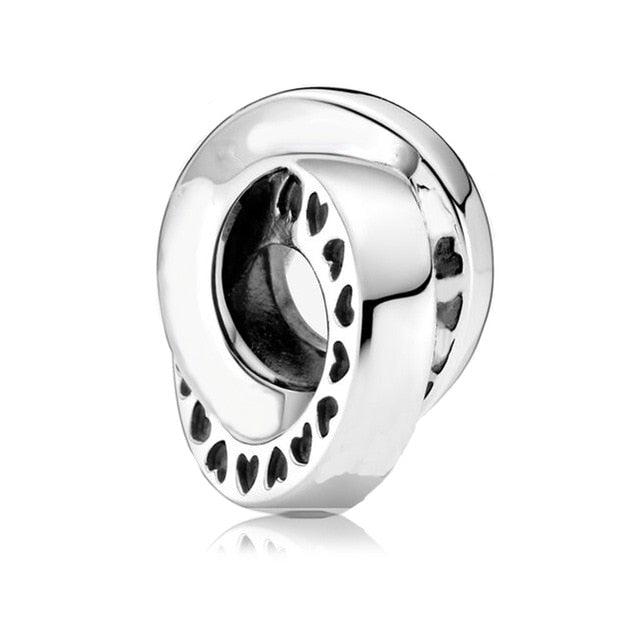 AIFEILI Silver Color Lucky Cat Lion Safety Chain Crown Owl Pendant Fit Pandora Charms Bracelet DIY Women Original Beads Jewelry