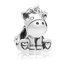 AIFEILI Silver Color Lucky Cat Lion Safety Chain Crown Owl Pendant Fit Pandora Charms Bracelet DIY Women Original Beads Jewelry