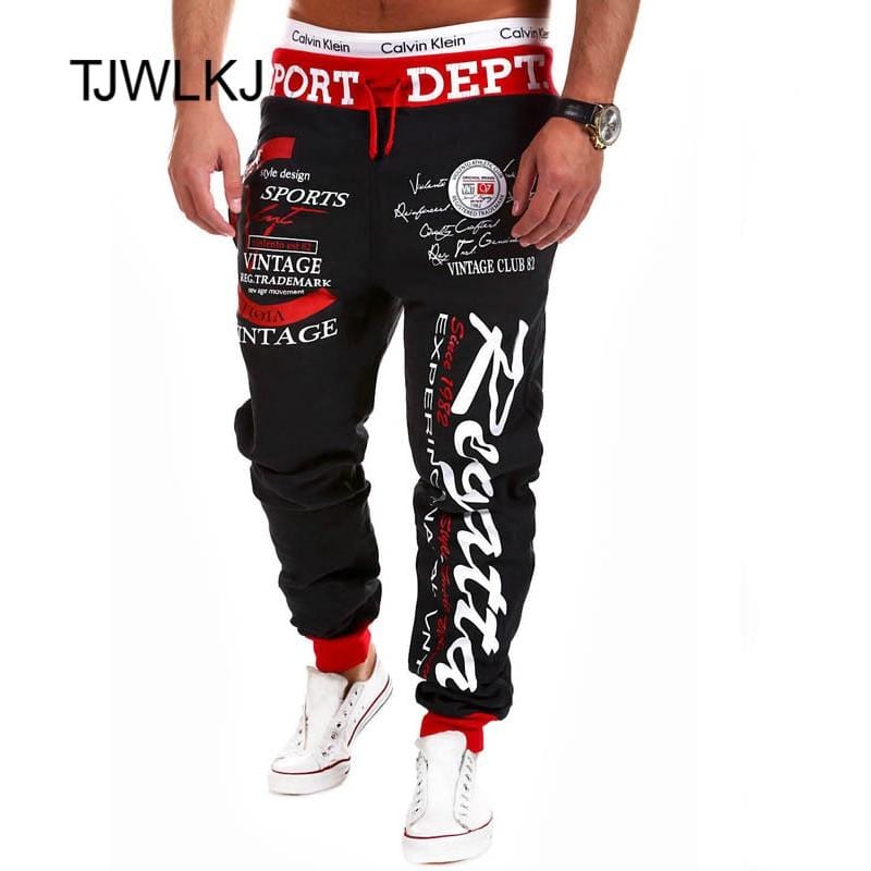 men's pants weatpants joggers Hip Hop cargo pants men casual pants fashion printing trousers streetwear pantalones hombre