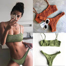 Meihuida Bikinis 2021 Mujer Women Swimwear Women Push-up Padded Bra Bandage Bikini Set Sexy Swimsuit e Swimwear Bathing