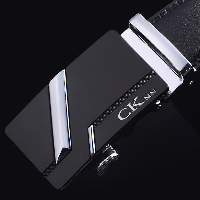 Brand Genuine Leather Belt Man Men's Belt Cow Man Designer Belts Fashion Automatic Buckle Belts For Men Leather Designer