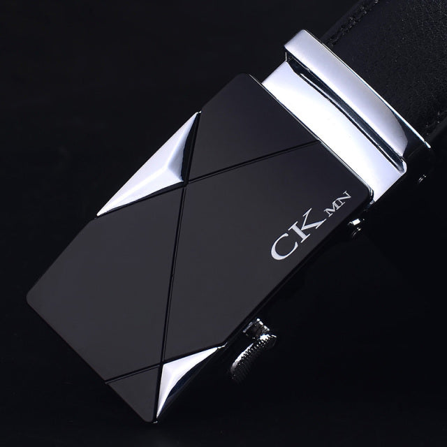Brand Genuine Leather Belt Man Men's Belt Cow Man Designer Belts Fashion Automatic Buckle Belts For Men Leather Designer