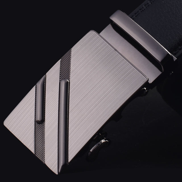 Brand Genuine Leather Belt Man Men's Belt Cow Man Designer Belts Fashion Automatic Buckle Belts For Men Leather Designer