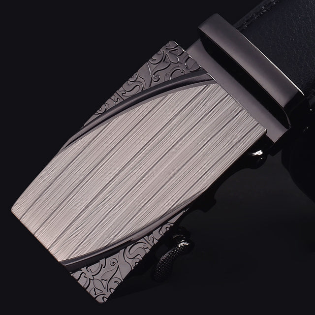 Brand Genuine Leather Belt Man Men's Belt Cow Man Designer Belts Fashion Automatic Buckle Belts For Men Leather Designer
