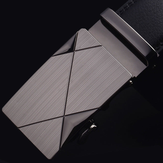 Brand Genuine Leather Belt Man Men's Belt Cow Man Designer Belts Fashion Automatic Buckle Belts For Men Leather Designer