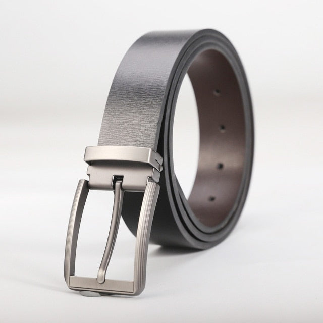 FAJARINA Brand Men's Quality Design PU 2nd Layer Genuine Leather Black Fashion Belts Male Jeans Belt Apparel Accessories for Men