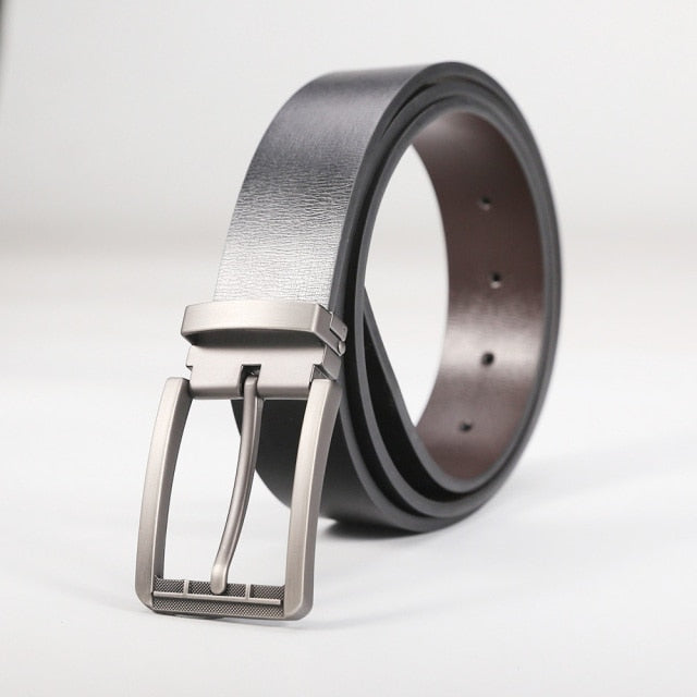 FAJARINA Brand Men's Quality Design PU 2nd Layer Genuine Leather Black Fashion Belts Male Jeans Belt Apparel Accessories for Men