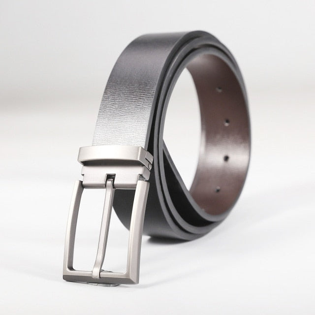 FAJARINA Brand Men's Quality Design PU 2nd Layer Genuine Leather Black Fashion Belts Male Jeans Belt Apparel Accessories for Men