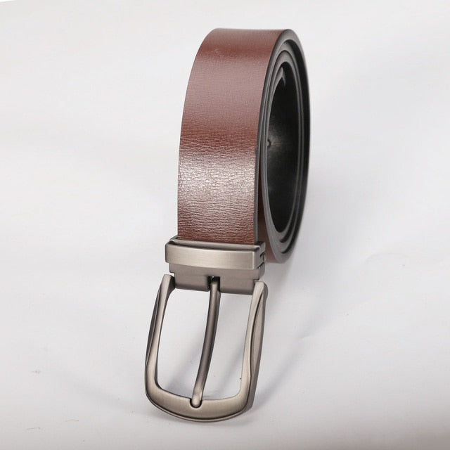 FAJARINA Brand Men's Quality Design PU 2nd Layer Genuine Leather Black Fashion Belts Male Jeans Belt Apparel Accessories for Men