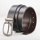 FAJARINA Brand Men's Quality Design PU 2nd Layer Genuine Leather Black Fashion Belts Male Jeans Belt Apparel Accessories for Men