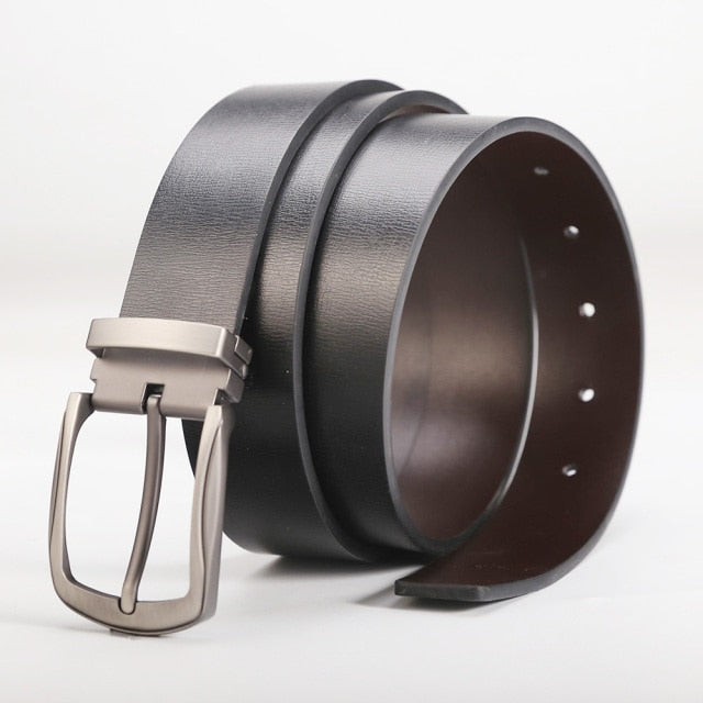 FAJARINA Brand Men's Quality Design PU 2nd Layer Genuine Leather Black Fashion Belts Male Jeans Belt Apparel Accessories for Men