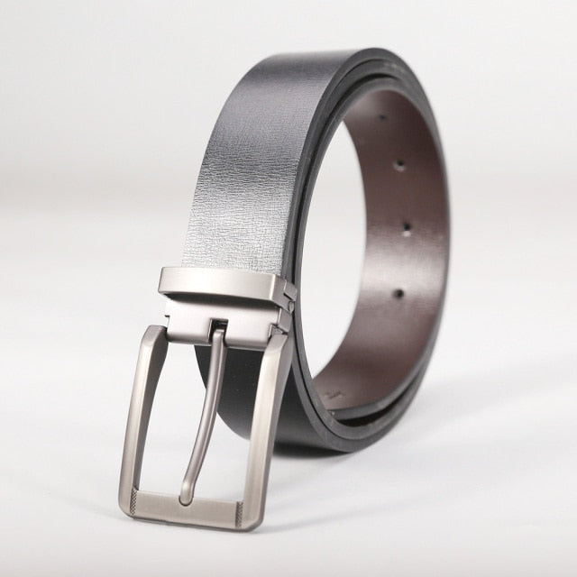 FAJARINA Brand Men's Quality Design PU 2nd Layer Genuine Leather Black Fashion Belts Male Jeans Belt Apparel Accessories for Men