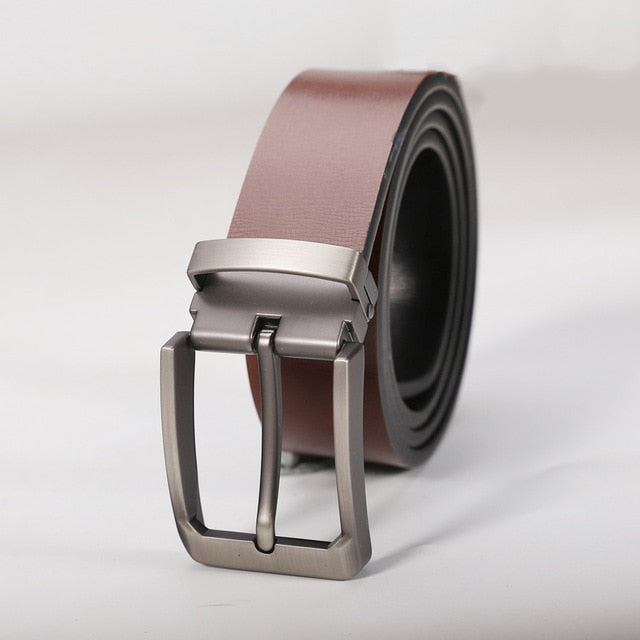 FAJARINA Brand Men's Quality Design PU 2nd Layer Genuine Leather Black Fashion Belts Male Jeans Belt Apparel Accessories for Men