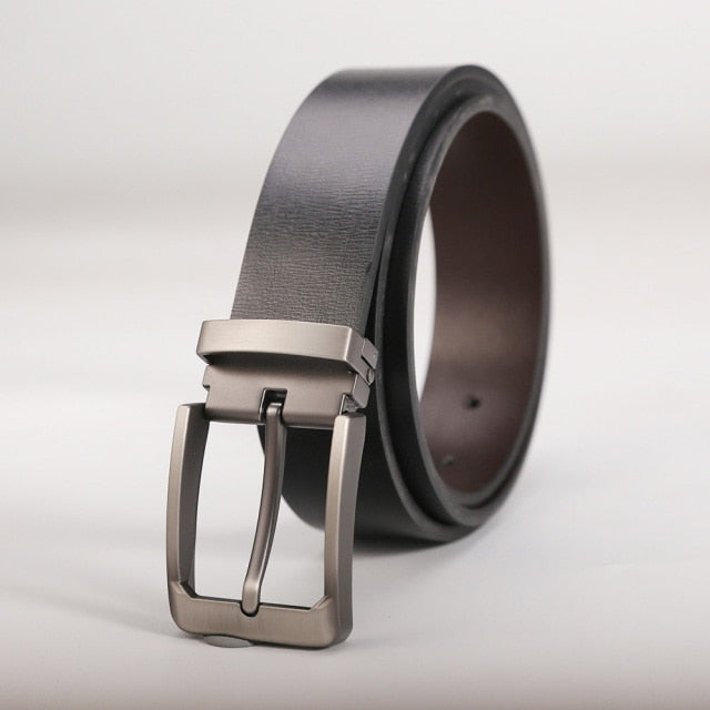 FAJARINA Brand Men's Quality Design PU 2nd Layer Genuine Leather Black Fashion Belts Male Jeans Belt Apparel Accessories for Men