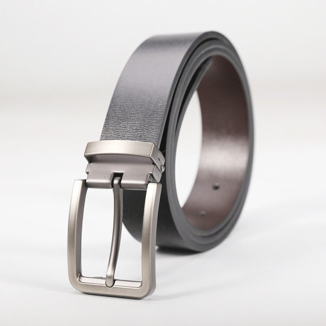 FAJARINA Brand Men's Quality Design PU 2nd Layer Genuine Leather Black Fashion Belts Male Jeans Belt Apparel Accessories for Men