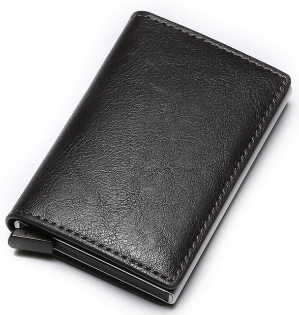 Aluminum Metal Credit Business Mini Card Wallet 2020 Dropshipping Man Women Smart Wallet Business Cardholder Male Rfid Wallet