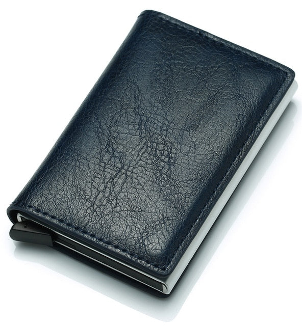 Aluminum Metal Credit Business Mini Card Wallet 2020 Dropshipping Man Women Smart Wallet Business Cardholder Male Rfid Wallet