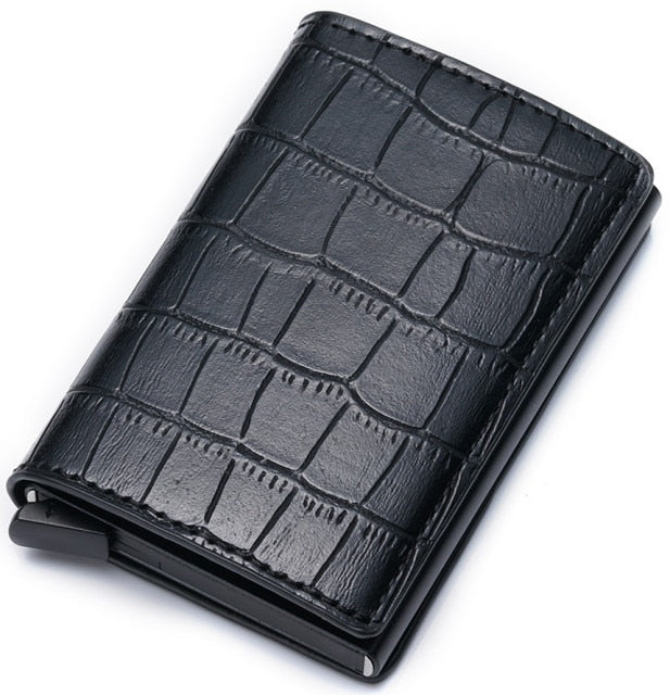 Aluminum Metal Credit Business Mini Card Wallet 2020 Dropshipping Man Women Smart Wallet Business Cardholder Male Rfid Wallet