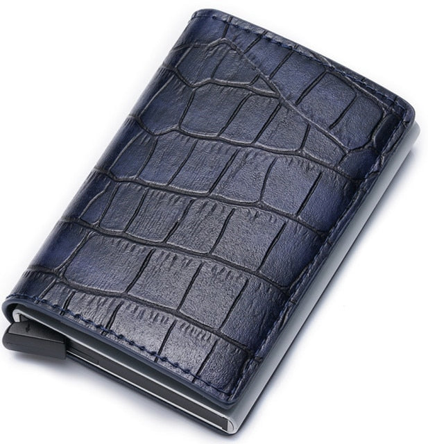 Aluminum Metal Credit Business Mini Card Wallet 2020 Dropshipping Man Women Smart Wallet Business Cardholder Male Rfid Wallet