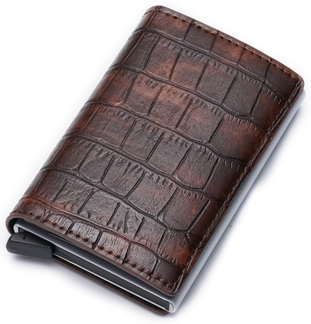 Aluminum Metal Credit Business Mini Card Wallet 2020 Dropshipping Man Women Smart Wallet Business Cardholder Male Rfid Wallet