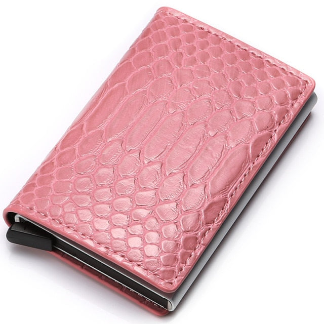 Aluminum Metal Credit Business Mini Card Wallet 2020 Dropshipping Man Women Smart Wallet Business Cardholder Male Rfid Wallet