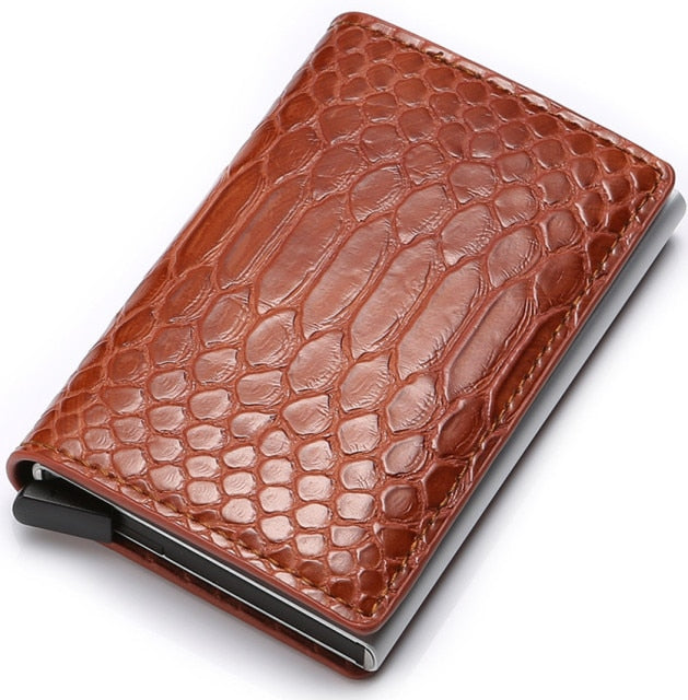 Aluminum Metal Credit Business Mini Card Wallet 2020 Dropshipping Man Women Smart Wallet Business Cardholder Male Rfid Wallet