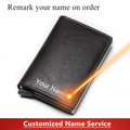 Aluminum Metal Credit Business Mini Card Wallet 2020 Dropshipping Man Women Smart Wallet Business Cardholder Male Rfid Wallet