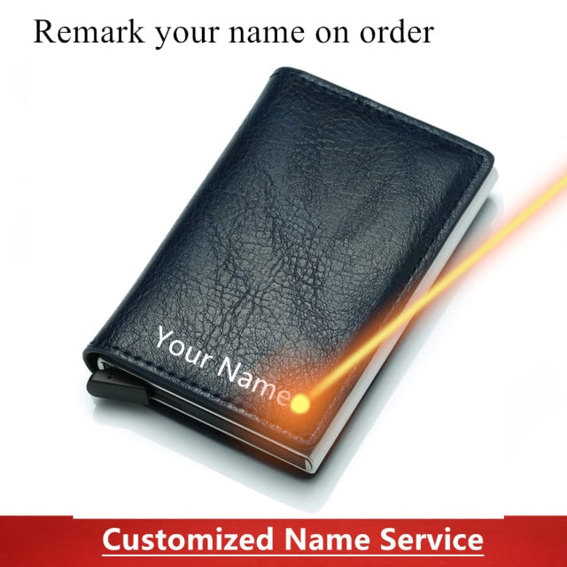 Aluminum Metal Credit Business Mini Card Wallet 2020 Dropshipping Man Women Smart Wallet Business Cardholder Male Rfid Wallet