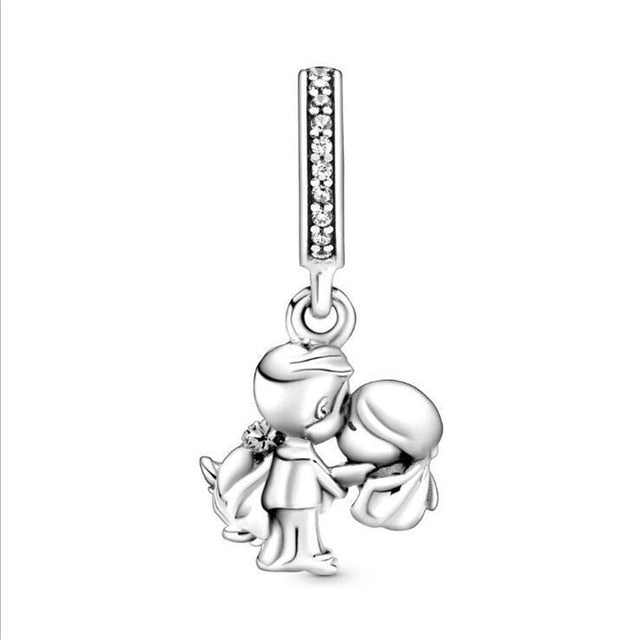 Hot Sale 100% Real 925 Sterling Silver Ariel Balloon Charm Fit Original Pandora Bracelet Making Fashion DIY Jewelry For Women