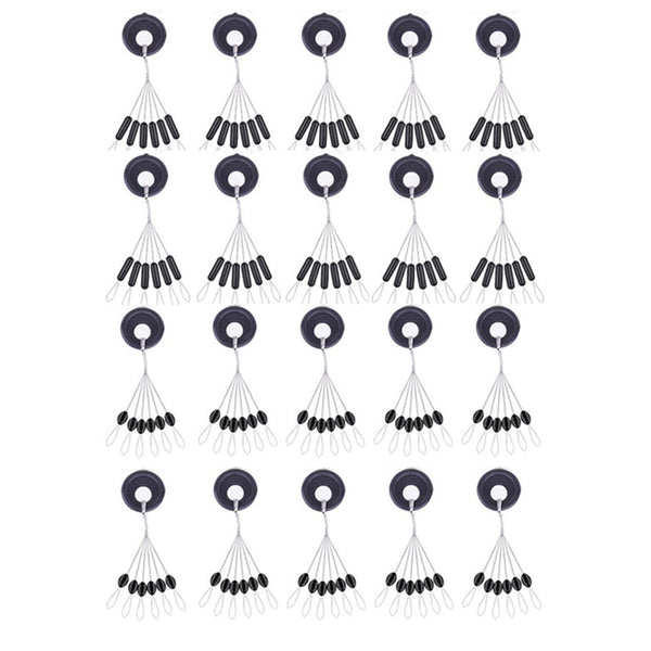 120pcs/set Resistance Space Beans Stopper Not To Hurt The Line Vertical Beans Carp Fishing Tackle Accessories Easy Use A316