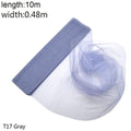 5/10m Tulle Wedding Organza Roll Sheer Crystal Organza Fabric for Wedding Decoration Mariage Yarn Birthday Event Party Supplies
