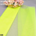 5/10m Tulle Wedding Organza Roll Sheer Crystal Organza Fabric for Wedding Decoration Mariage Yarn Birthday Event Party Supplies