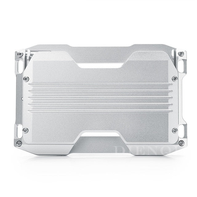 DIENQI RFID Metal Cardholder Wallet Men Business Badge Credit Card Holder Small Aviator Minimalist Wallet for Card Man Tarjetero