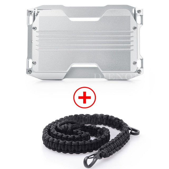 DIENQI RFID Metal Cardholder Wallet Men Business Badge Credit Card Holder Small Aviator Minimalist Wallet for Card Man Tarjetero