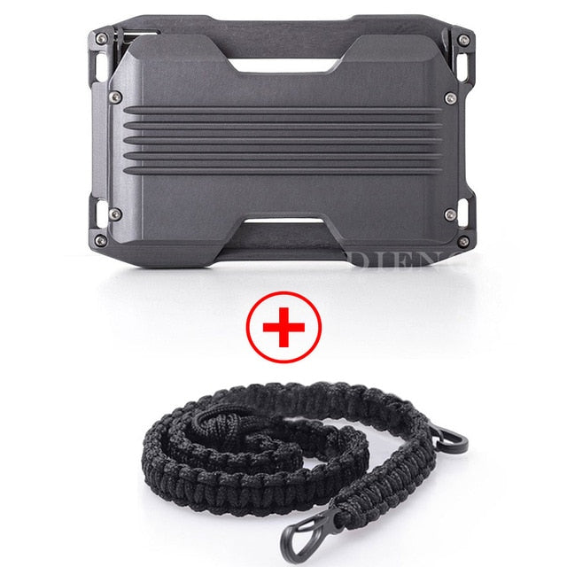 DIENQI RFID Metal Cardholder Wallet Men Business Badge Credit Card Holder Small Aviator Minimalist Wallet for Card Man Tarjetero