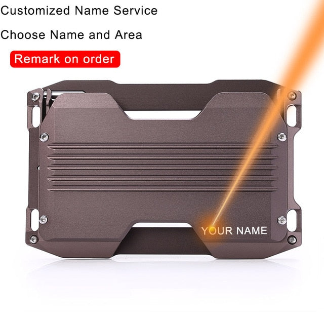 DIENQI RFID Metal Cardholder Wallet Men Business Badge Credit Card Holder Small Aviator Minimalist Wallet for Card Man Tarjetero