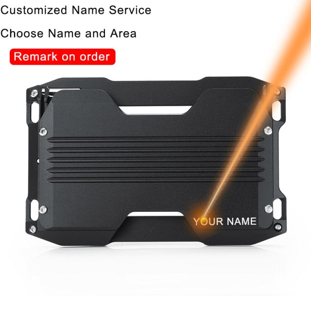 DIENQI RFID Metal Cardholder Wallet Men Business Badge Credit Card Holder Small Aviator Minimalist Wallet for Card Man Tarjetero