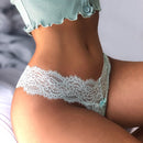 Sexy Lace Thong Womens Panties Seamless T Panty Mesh Underpant Floral G-String Ladies Lingerie Women Transparent Erotic Panties