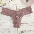 Sexy Lace Thong Womens Panties Seamless T Panty Mesh Underpant Floral G-String Ladies Lingerie Women Transparent Erotic Panties