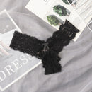 Sexy Lace Thong Womens Panties Seamless T Panty Mesh Underpant Floral G-String Ladies Lingerie Women Transparent Erotic Panties