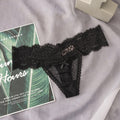 Sexy Lace Thong Womens Panties Seamless T Panty Mesh Underpant Floral G-String Ladies Lingerie Women Transparent Erotic Panties